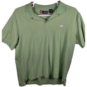 CHAPS Men's XL‎ Green Short Sleeve Shirt